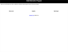 Tablet Screenshot of adultalternativeprogram.com